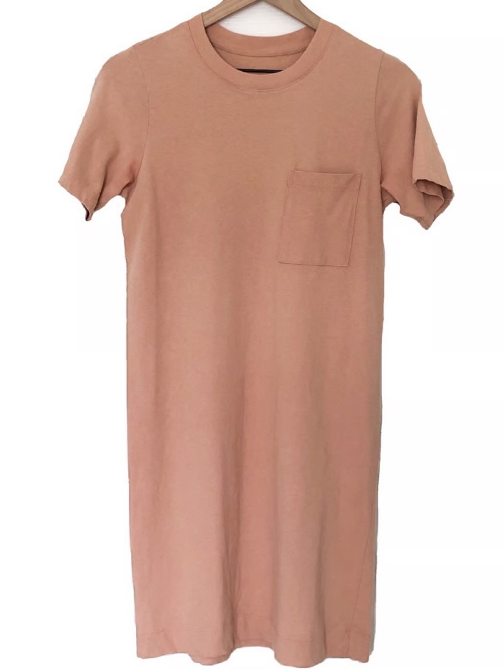 Everlane Desert Pink Pocket Tee Dress